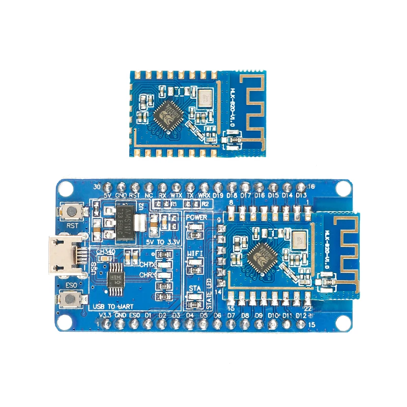 HLK-B20 последовательный порт TTL для Bluetooth модуль 4,2 небольшого размера и маломощный беспроводной последовательный порт Прозрачная передача