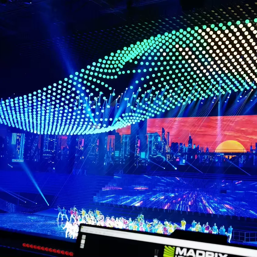 New Kinetic Lighting System Winches Hoist Supplier Led Lifting Kinetic LED Kinetic Lifting DMX Kinetic Lighting Ball Light
