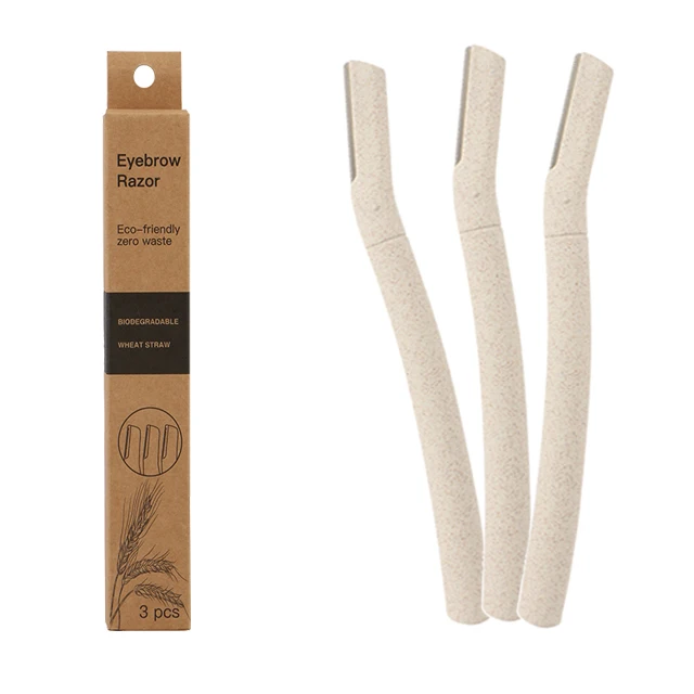 Одноразовые гостиничные принадлежности частная этикетка Экологичная легко носить с собой светлая Бритва для бровей