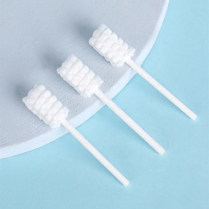 
Paper handles disposable gauze oral cleaning brush newborn baby gauze oral tooth cleaner 