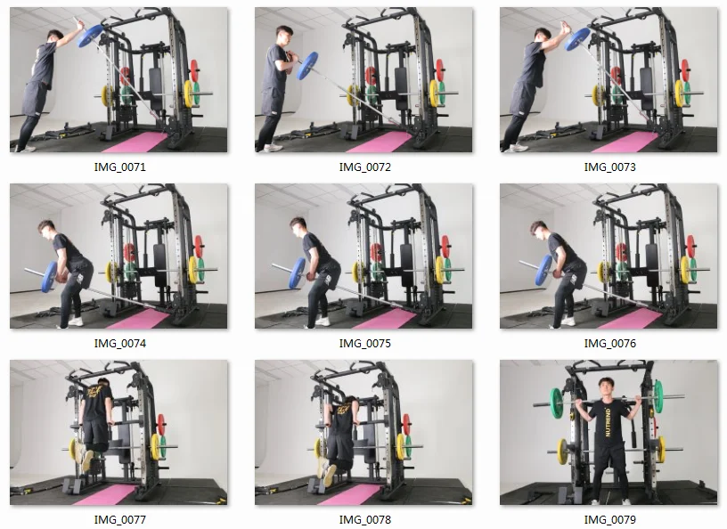 wholesale gym equipment Manufacturers Multi Function home use Smith Machine with Weight Stack Smith Machine