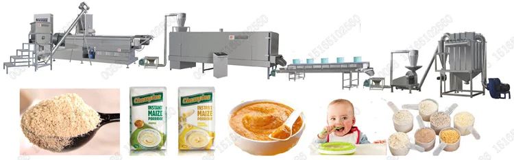 Instant porridge puree production equipment processing machine