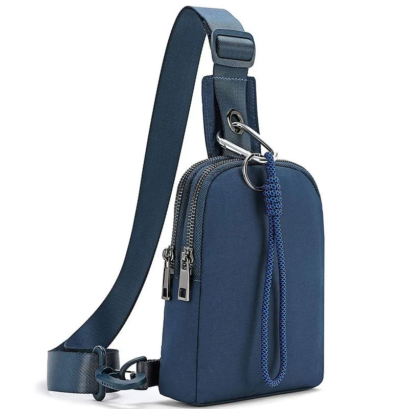 High Quality Crossbody Bag Casual Cell Phone Chest Bag Customized Logo Crossbody Bag Hiking Backpack with Anti-Theft Pocket