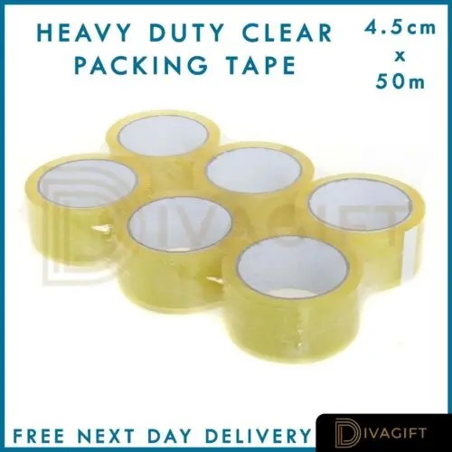 Acrylic 48mm x 150m  BOPP cinta de embalaje transparente super sticky adhesive tape