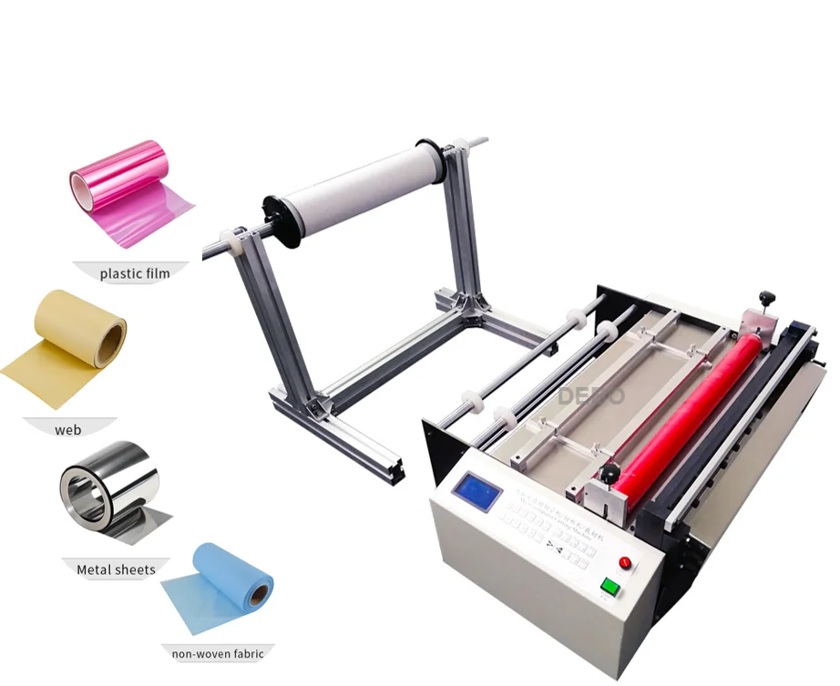 Full Auto Eva Foam Cutting Plastic Roll To Sheet Aluminium Foil Pet Film Pvc Cutter Machine Non-woven Fabric Punching Machine