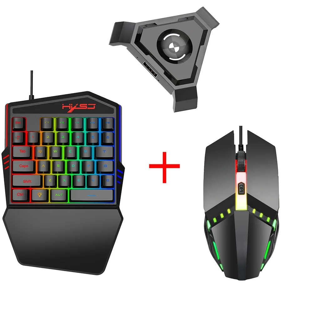  K99 Многоязычная RGB подсветка цифровая игровая светодиодная клавиатура и мышь комбинированный набор для геймера мобильного