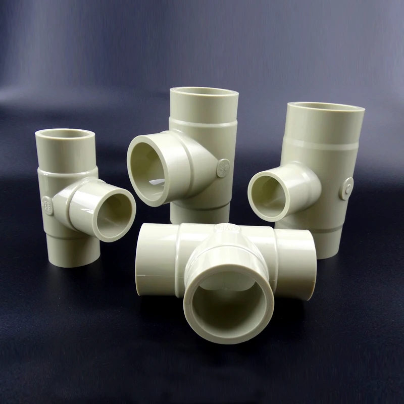 PPH  pipe Tee fittings anti-corrosion 75mm origin size customized packing quick and easy usage wholesale