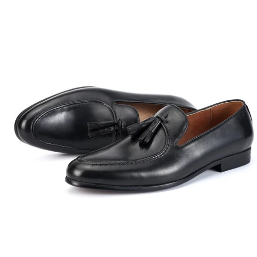 
Классические мужские кожаные туфли в британском стиле Оксфорд, повседневные Мокасины, классические туфли для мужчин 