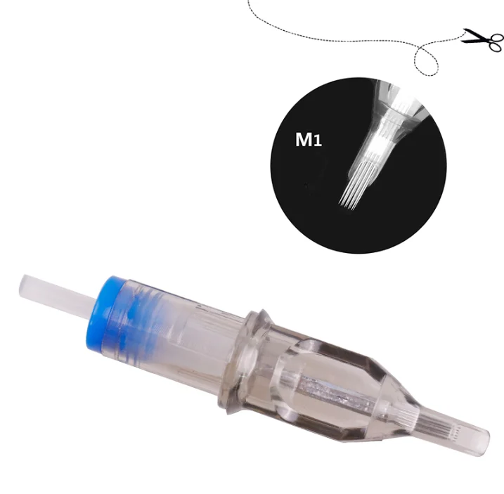 Revolution Cartridge Tattoo Needle Round Liner 0.35mm Long Taper RL/M1/RM Safety Membrance for Cartridge Machine and Grip