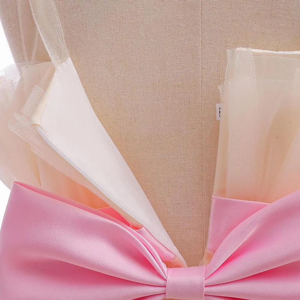 Luxury Design Princess kids Girl Children Fancy Dress Tulle Prom Kids Flower Baby Birthday Girls Party Wear Dresses