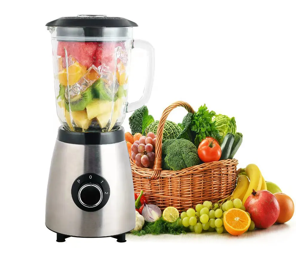 electric food processor kitchen appliances table blender mixer grinder blender with glass cup