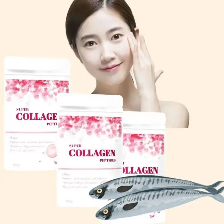 Beauty Products  Pure Hydrolyzed Collagen Peptides Powder Best private label beauty pure collagen powder marine