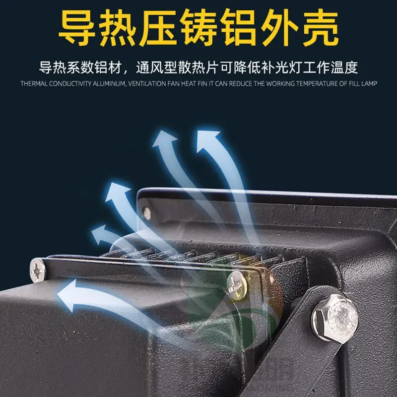 Modern Professional IP66 Waterproof LED Floodlight 200W COB Spotlight Lighting for Outdoor CCTV Surveillance for Road & Stadium