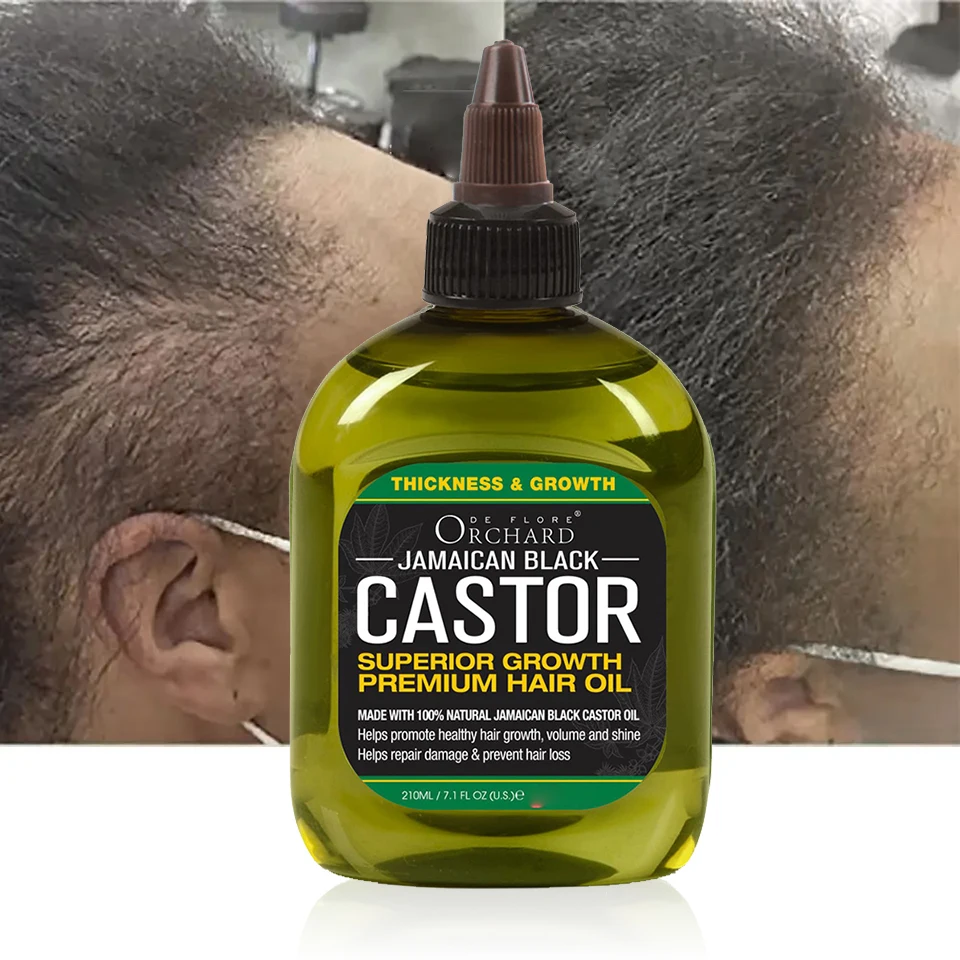 Производитель частная марка 100% чистое и натуральное холодное отжатие Ямайское черное касторовое масло для роста волос