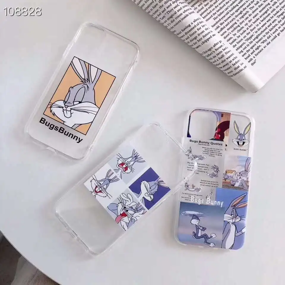 
Funny Cartoon for Bugs Bunny Mobile Phone Fitted Case Protective Cover for iPhone 11 pro max 