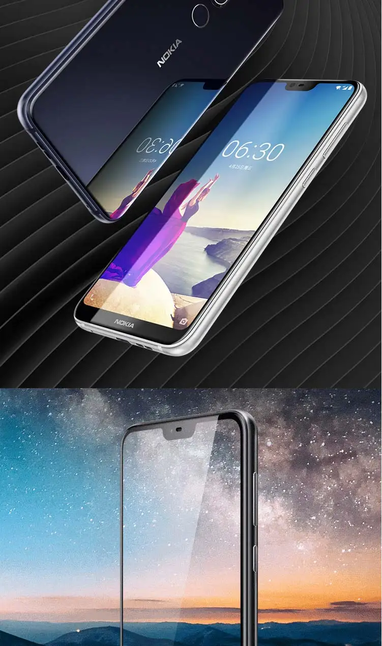 Разблокированный бывший в употреблении мобильный телефон для Nokia X7 полноэкранный Snapdragon 710