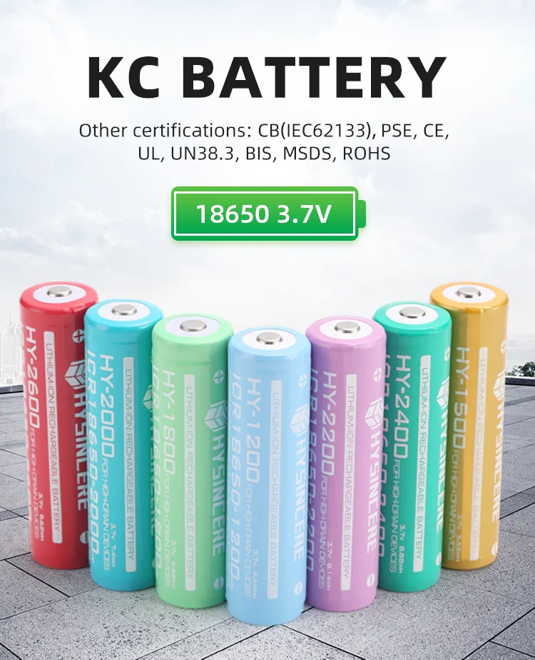 Оптовая продажа новинка 100% 3 7 в KC CB 2000 мАч 2200 2400 2600 2900 3000 3400 3500 18650 литий-ионный аккумулятор
