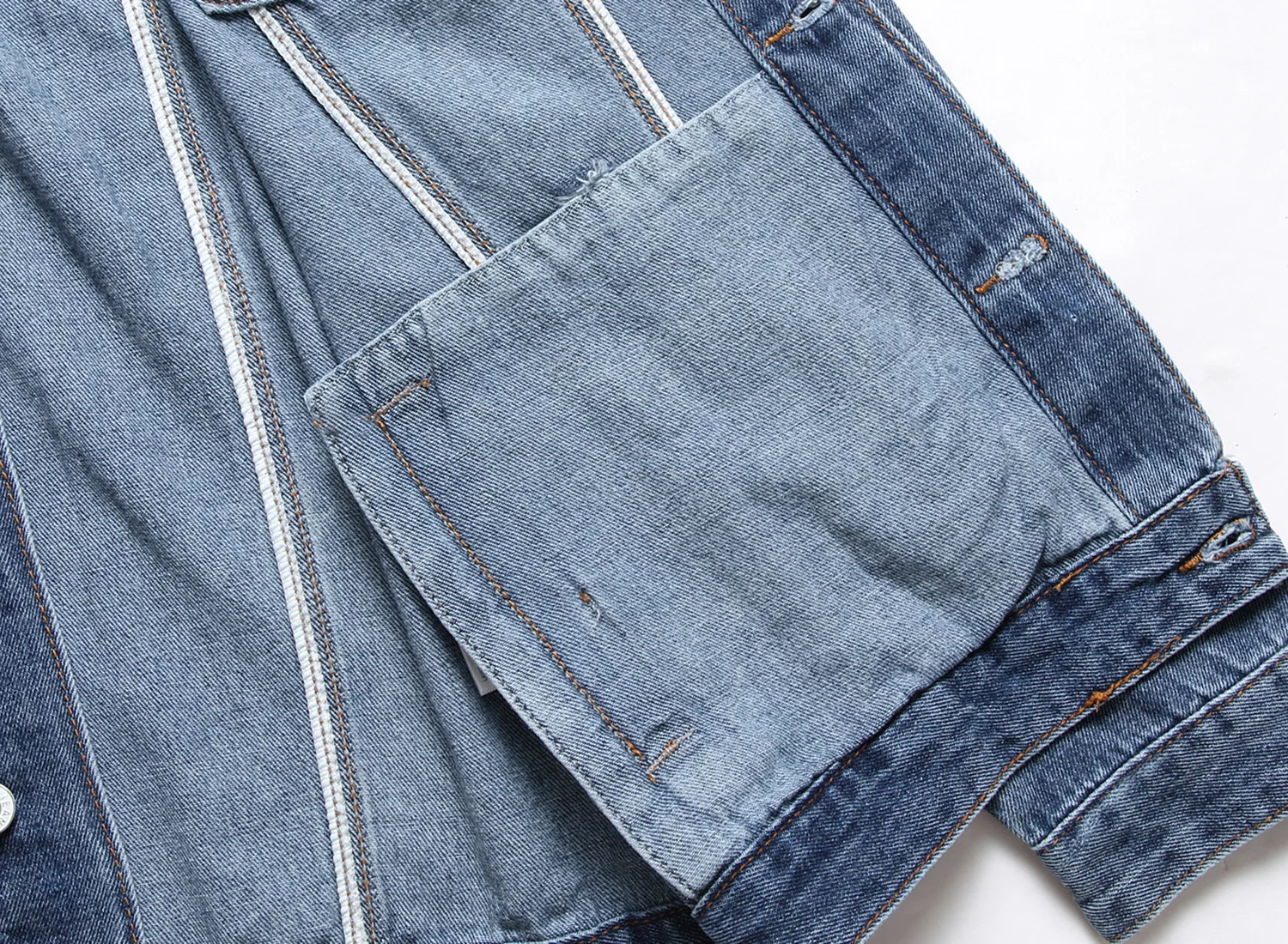 2022 autumn European and American ripped fashion teenager denim jacket personality denim jacket for man