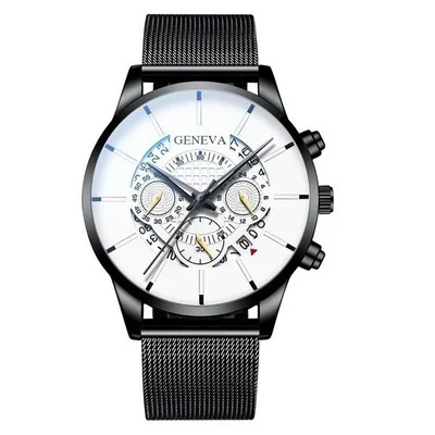 Latest Brand New Top Brand Trend Design Low Price Multi-Color Chic Multifunction men Quartz Watch Stainless Steel Band 46