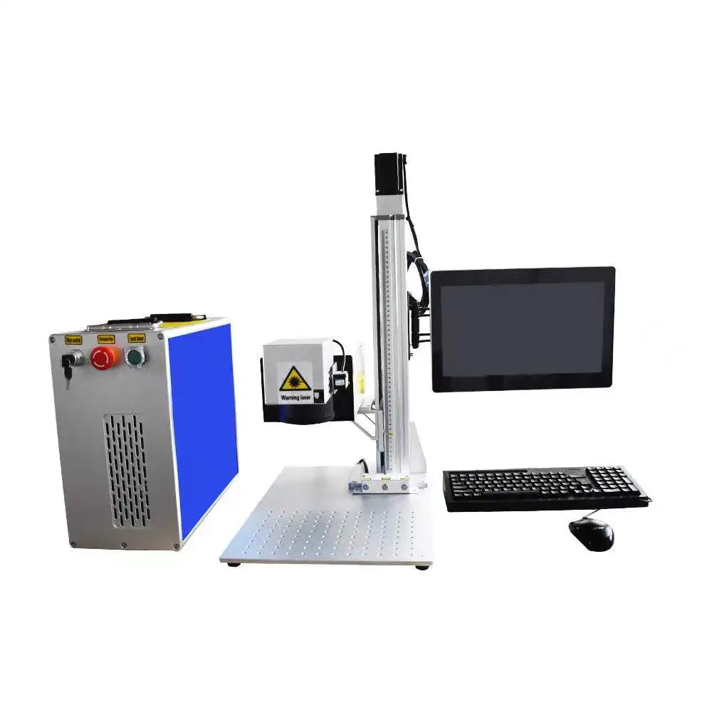 Huahai Metal Steel jewelry raycus IPG fiber laser 20W 30W 50W air cooled fiber laser marking machine price