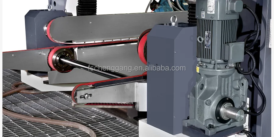 CGSZ2042 Plc Control Straight Line Glass Double Edging Machine With 20 Motors intelligent glass double edger China glass edger