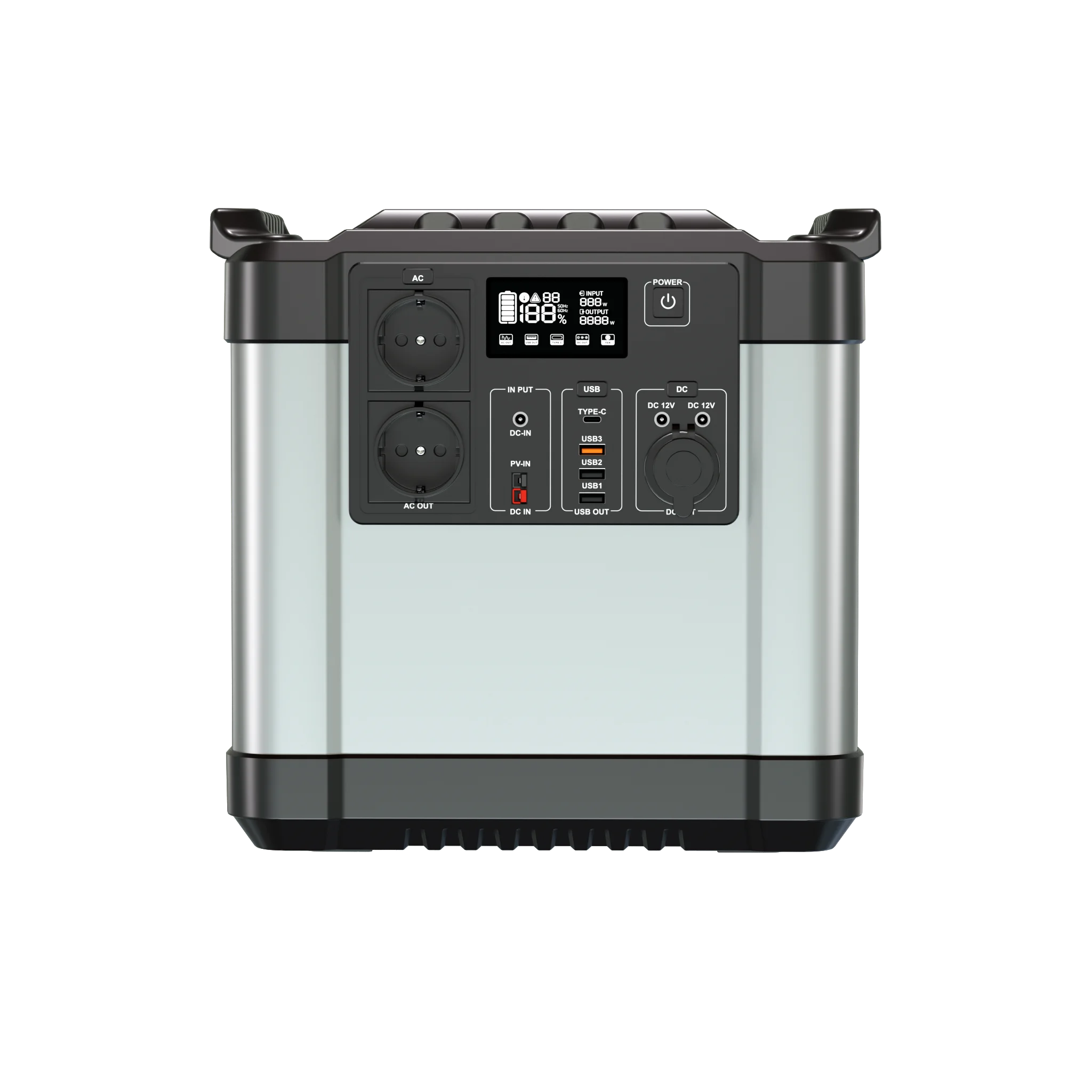 110V 220V Portable 2200Wh Power Station for Laptop Notebook Over-Discharging Protection 2000W