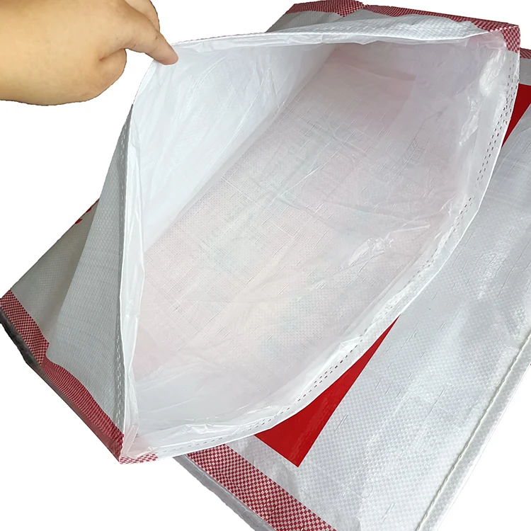 China Bopp Laminated Woven Pp Feed Bags Custom Printed Pp Woven Sack For Rice Grain Agriculture Fertilizer