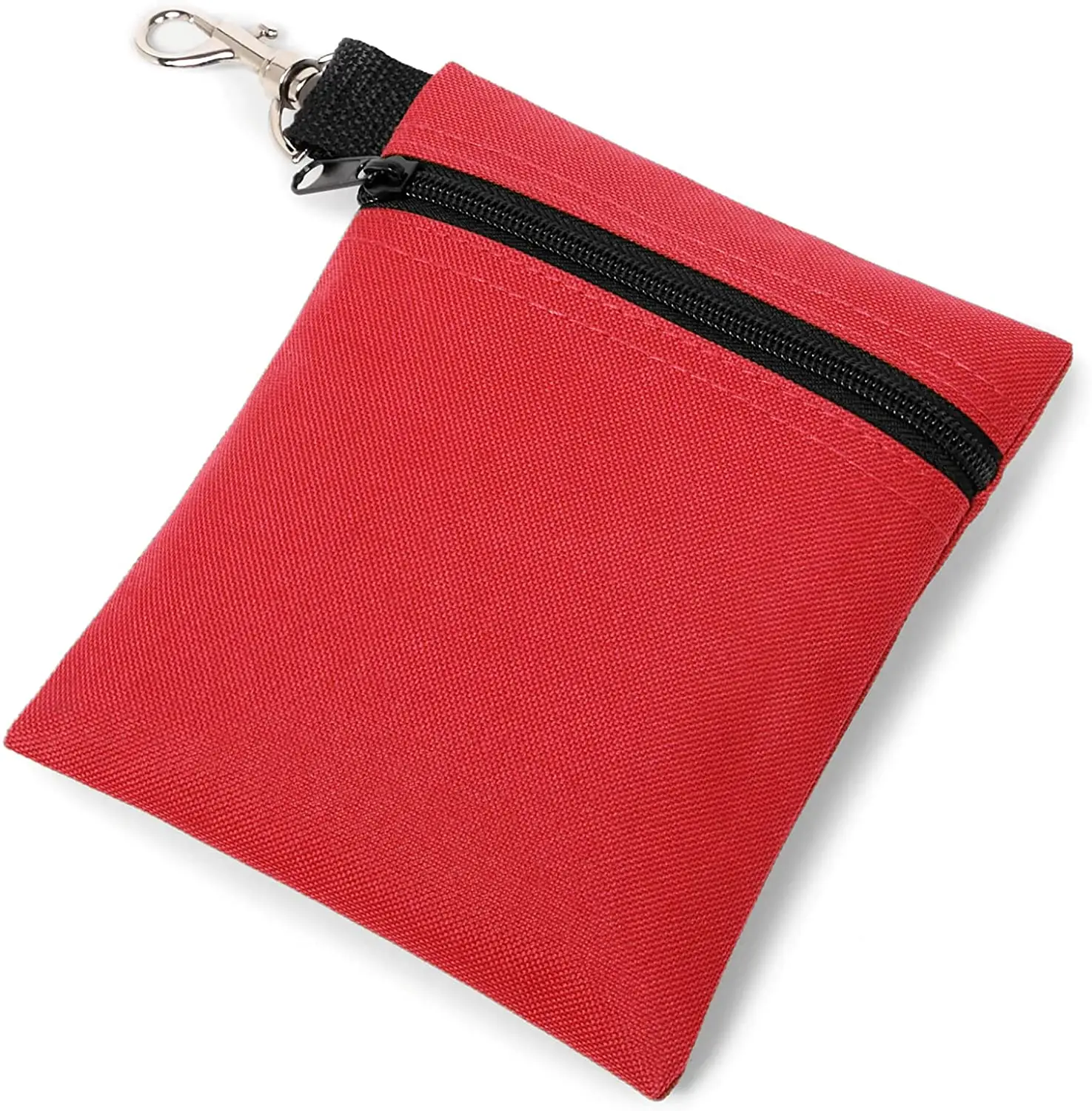 China Supplier BSCI Factory OEM Custom logo Sport Blue Black pink Zipper Bag Golf Tee Pouch Holder