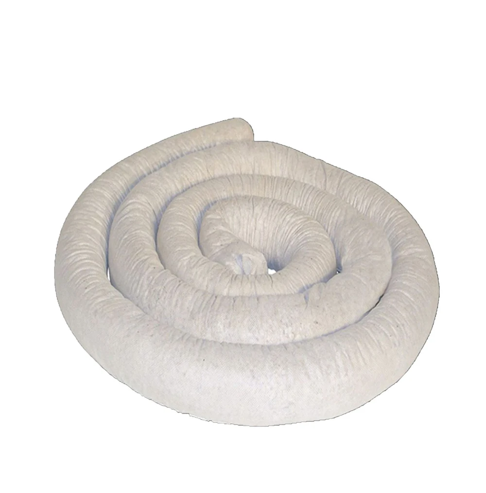JUNENG customized oil  absorbent boom Control Oil spill environmentally friendly 100% PP
