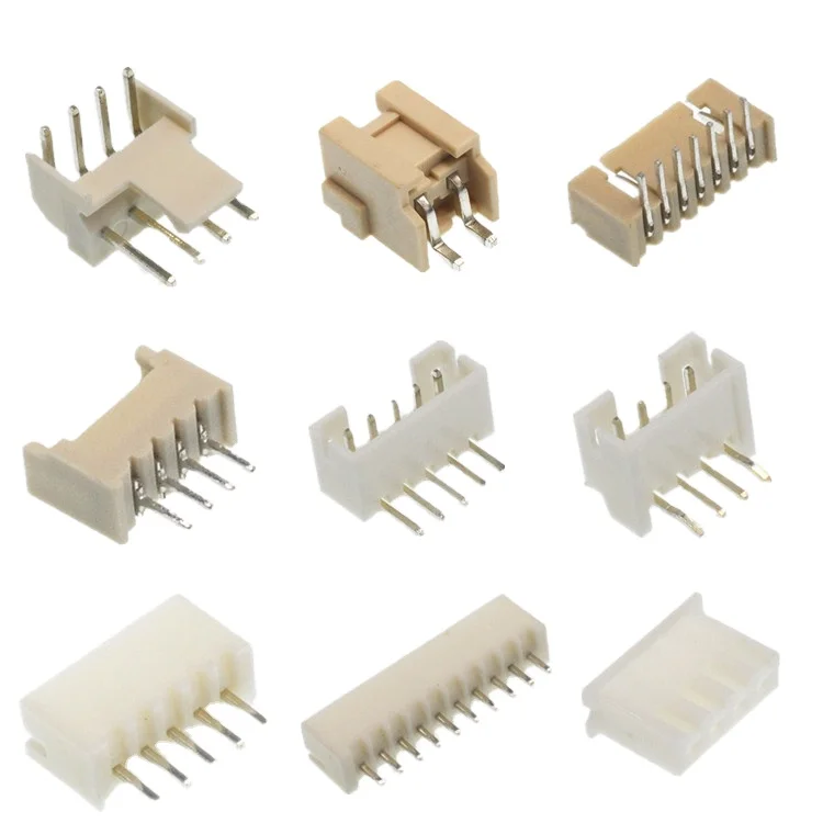 XH 2.54mm Pitch Vertical 2-15P High Temperature SMT Wafer Connector Without Lock
