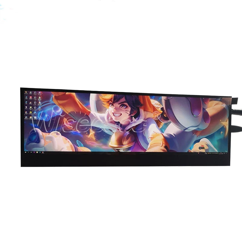 14 inch 4K 3840X1100 Long Strip Touch Monitor Gaming Console Panel 60Hz Type-C USB DIY IPS Sub Screen Raspberry pi Display