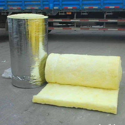 Custom glass wool roll with aluminum foil thermal isolation fiberglass wall insulation glass wool