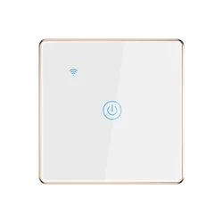 US EU Smart Wifi Wall Touch Switch 1/2/3 Gang Glass Panel light Switch Interruptor inteligente smart power switchswitch