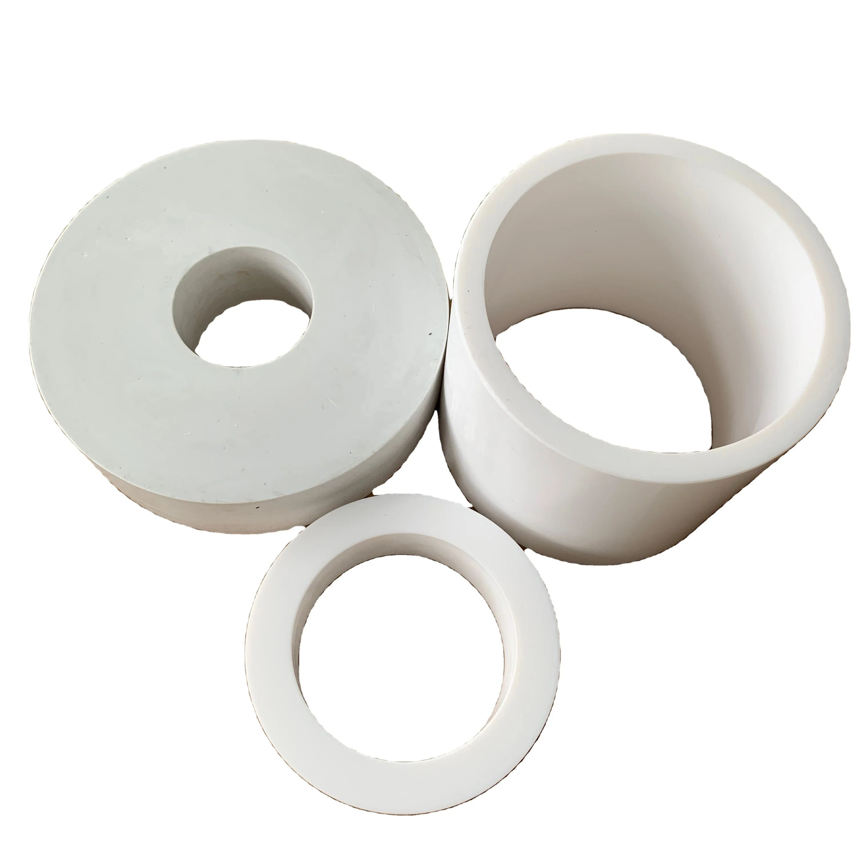 Industrial Grade Hydraulic Transmission White Extruded PTFE Plastic Tube Pipe