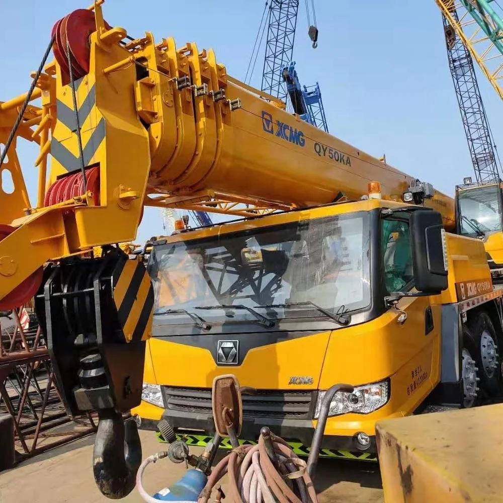  Высококачественный Подержанный китайский грузовой кран 50ton QY50K для продажи по низкой
