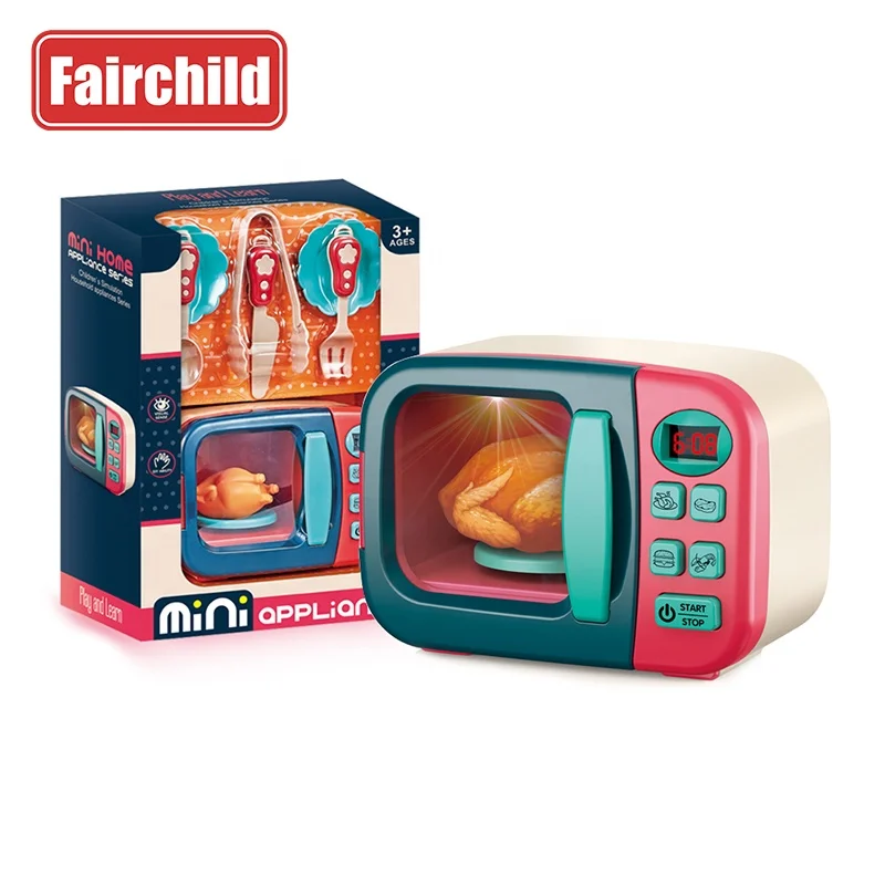 Real Cooking Plastic Kids Girls Children Funny Kitchen Play Toy Set Pretend Mini Home Appliance