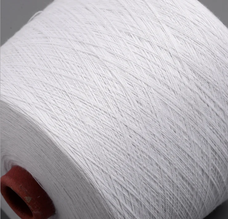 
White 100% cotton yarn for combed cotton spinning 