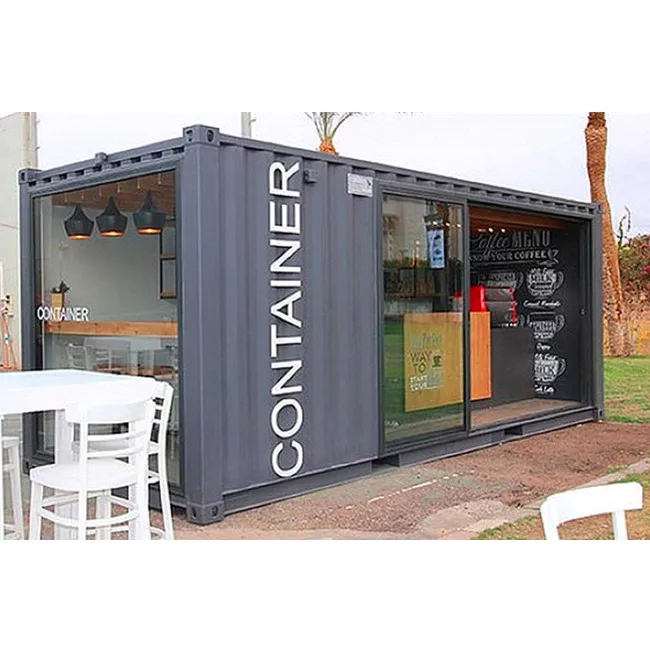 prefab modern mobile portable modular flat pack duplex shipping restaurant container bar house homes luxury