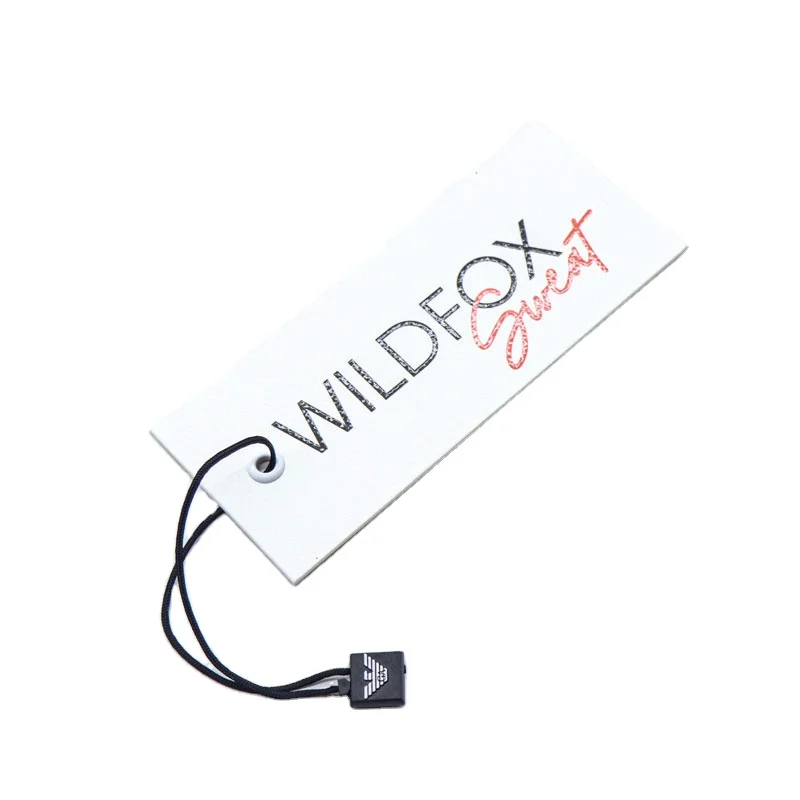 
 Подвесная бирка из черной тисненой бумаги, бирка для одежды  