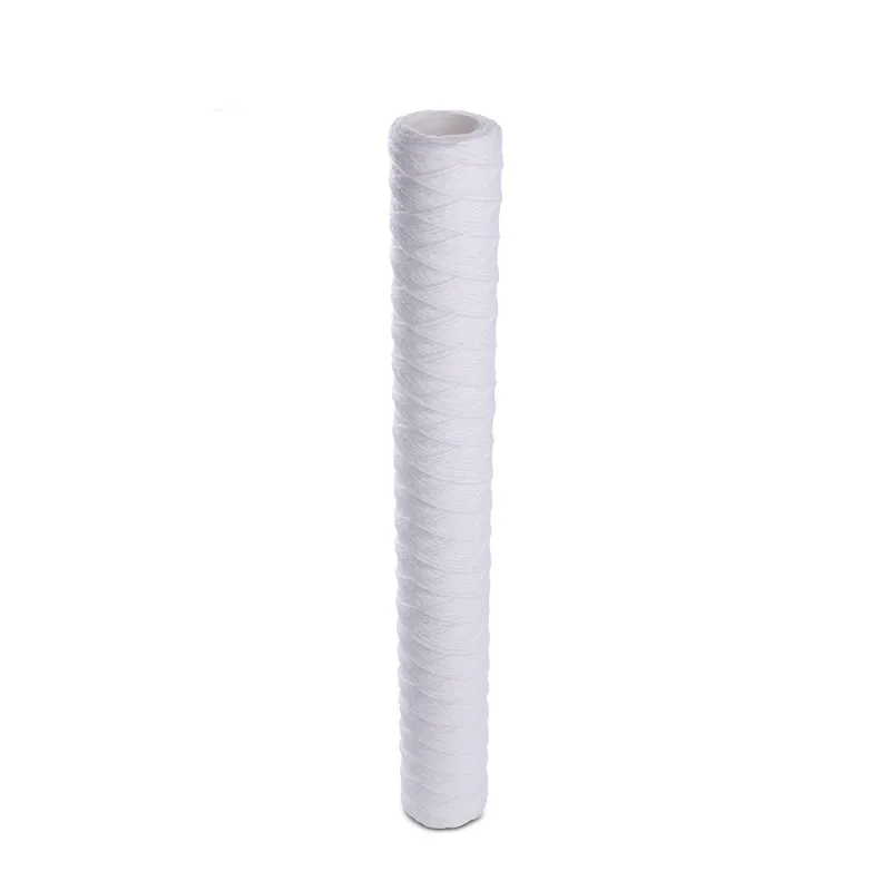 10 Micron  PP 10 20 30 40 Inch String Wound Filter Cartridge for Sediment Removal