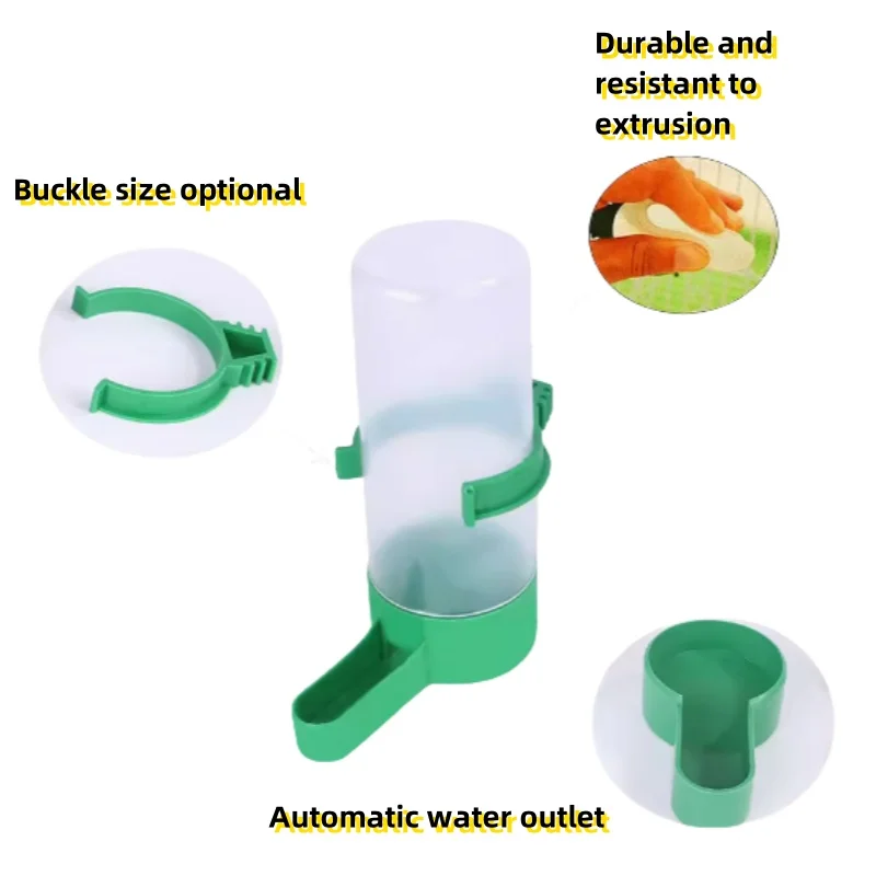 bird drinker and feeder for poultry farm automatic parrot drinker pet bird drinker and feeder