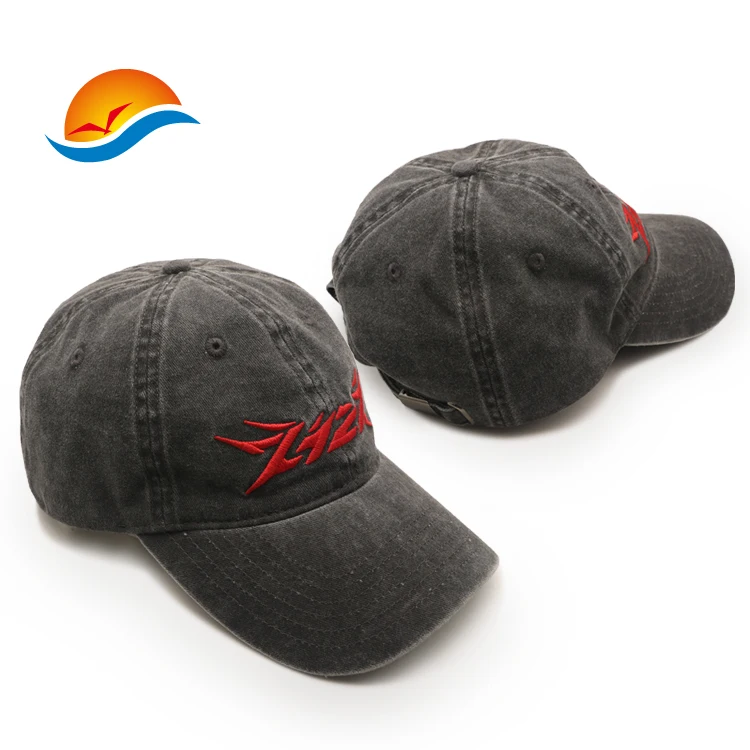 Wholesale cheap custom wash denim baseball hat blank plain sport baseball cap men