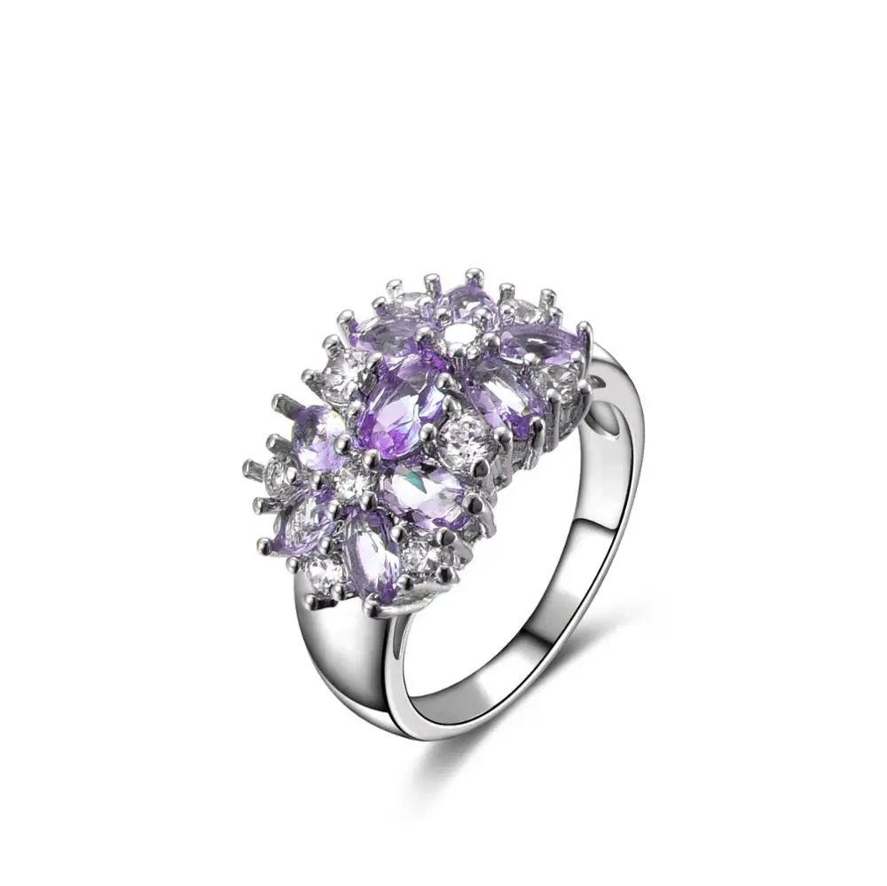 Vershal C2-1 Glow In The Dark Dragon Texture Male Silver Ring Polishing Stainless Steel Ring Man