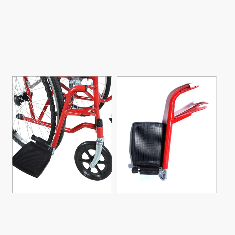 Armrests can be lifted, legs can be detachable manual wheelchairs for the elderly multi-functional walking wheelchair