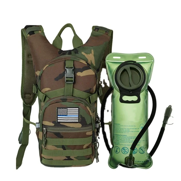 900D with 2L Leak-Proof Water Bladder custom tactical hydration backpack