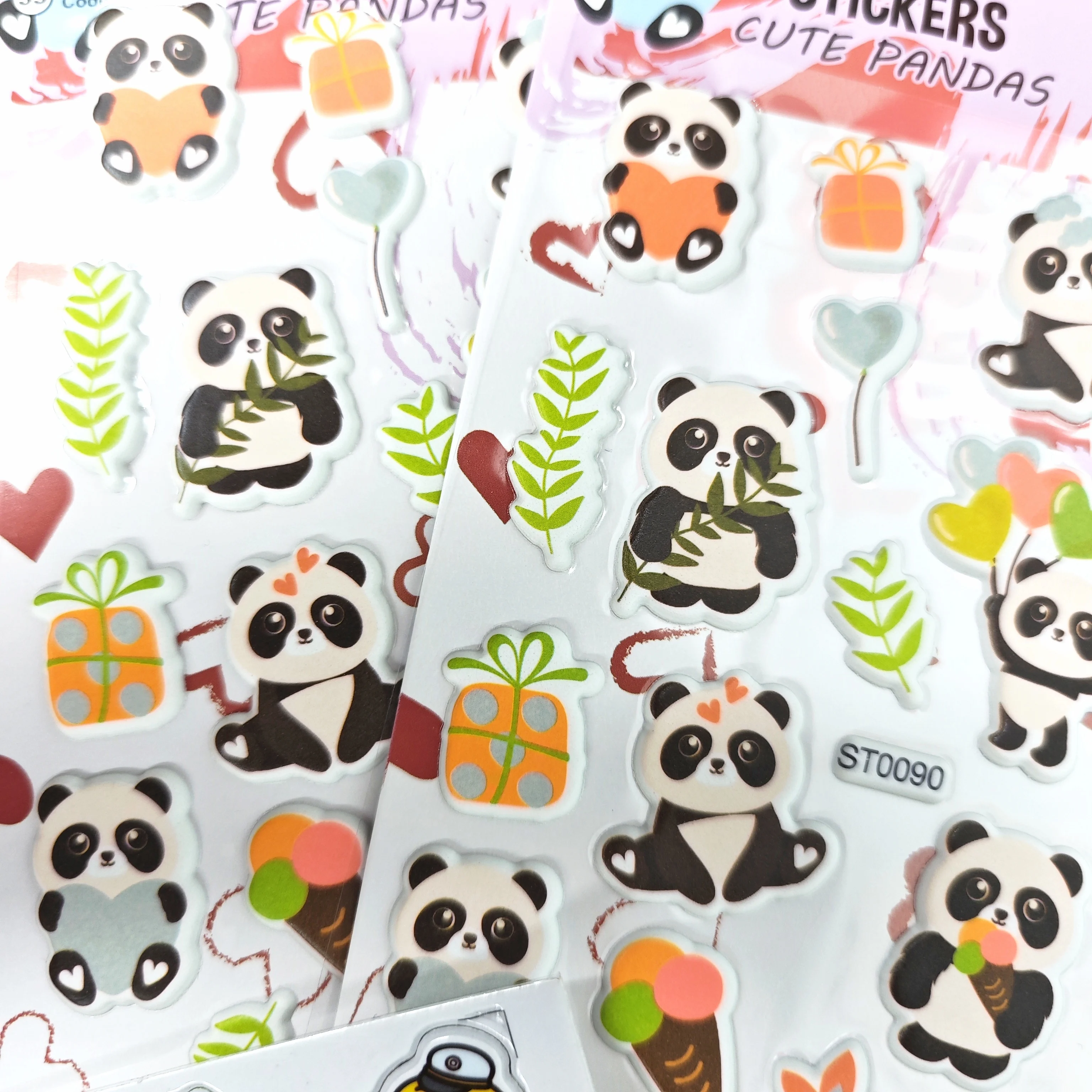 Custom Foam stickers for kids Bulk bubble sticker Wholesale children bubble stickers