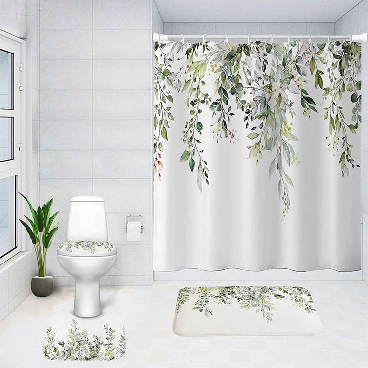 Cortinas De Banos набор Rideaux Douche дизайнерский роскошный занавесок для душа и ковриков ванны моющийся ванной