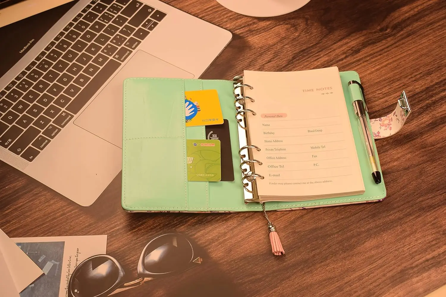 PU Leather Multi Color Combination Lock Journal Combination Lock Diary A6 Refillable Personal Locking Diary