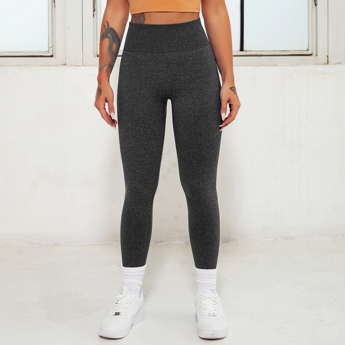 Женские легкие и дышащие брюки и штаны для фитнеса и спортзала, штаны для йоги, леггинсы