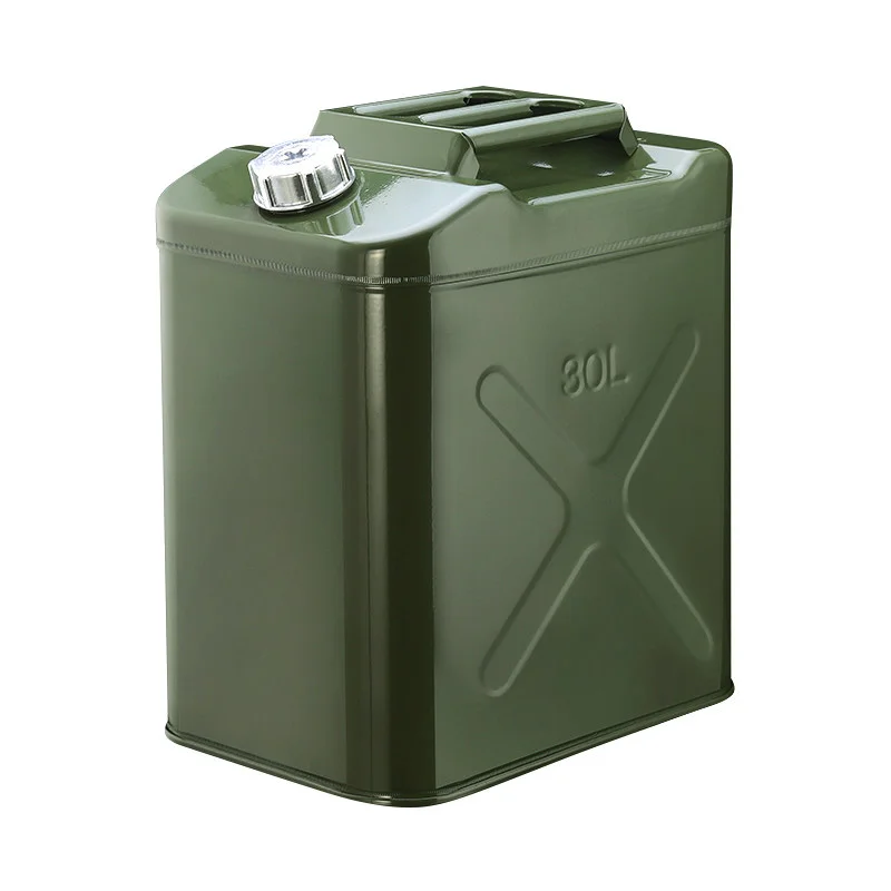 5L10L20L30L Fuel Storage Tank Diesel Thickened Gasoline Iron Oil Tank Refueling  Iron  Car Spare Fuel Tank